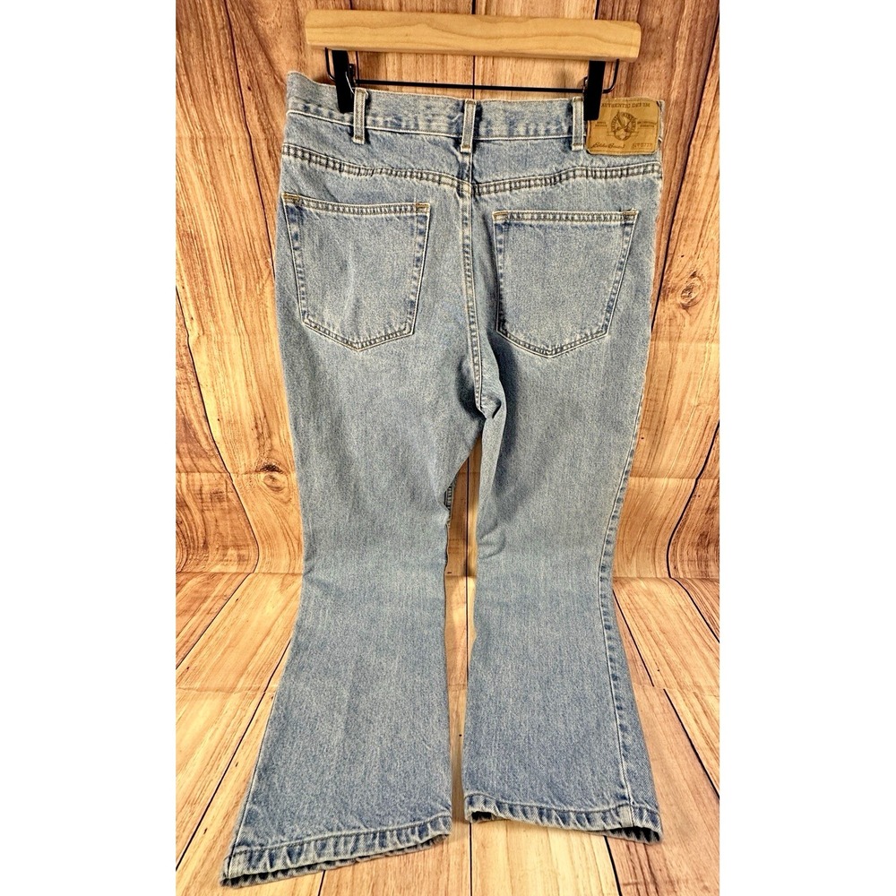 EDDIE BAUER Men's Straight‎ Jeans Blue Classic Fit 35 x 30 Denim Medium Wash